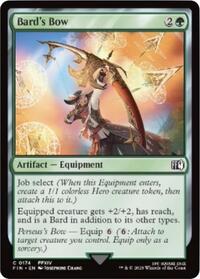 Magic: The Gathering Single - Final Fantasy - Bard's Bow - FOIL Common/0174 - Lightly Played