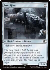 Magic: The Gathering Single - Final Fantasy - Iron Giant - FOIL Common/0260 - Lightly Played