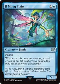 Magic: The Gathering Single - Final Fantasy - Il Mheg Pixie - FOIL Uncommon/0057 - Lightly Played