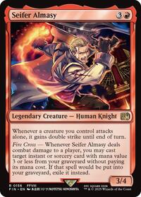 Magic: The Gathering Single - Final Fantasy - Seifer Almasy - FOIL Rare/0155 - Lightly Played