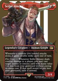 Magic: The Gathering Single - Final Fantasy - Seifer Almasy (Borderless) - Rare/0389 - Lightly Played
