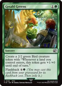 Magic: The Gathering Single - Final Fantasy - Gysahl Greens - FOIL Common/0190 - Lightly Played