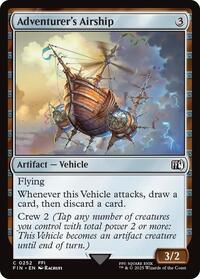 Magic: The Gathering Single - Final Fantasy - Adventurer's Airship - FOIL Common/0525 - Lightly Played