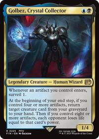 Magic: The Gathering Single - Final Fantasy - Golbez, Crystal Collector - FOIL Rare/0225 - Lightly Played