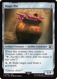 Magic: The Gathering Single - Final Fantasy - 	Magic Pot - FOIL Common/0263 - Lightly Played