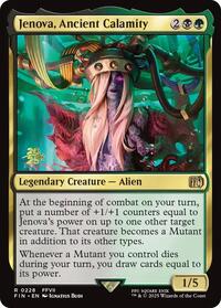 Magic: The Gathering Single - Final Fantasy - Jenova, Ancient Calamity - PRE-RELEASE Rare/0228 - Lightly Played