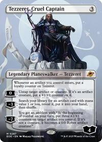 Magic: The Gathering Single - Edge of Eternities - Tezzeret, Cruel Captain (Borderless) - Mythic/0287 - Lightly Played