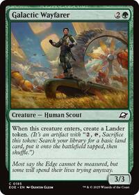 Magic: The Gathering Single - Edge of Eternities - Galactic Wayfarer - FOIL Common/0185 - Lightly Played