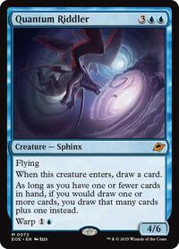Magic: The Gathering Single - Edge of Eternities - Quantum Riddler -  Mythic/0072 - Lightly Played