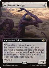 Magic: The Gathering Single - Edge of Eternities - Anticausal Vestige (Extended Art) - Rare/0317 - Lightly Played