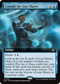 Magic: The Gathering Single - Edge of Eternities - Consult the Star Charts (Extended Art) - FOIL Rare/0325 - Lightly Played