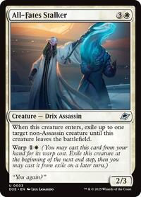Magic: The Gathering Single - Edge of Eternities - All-Fates Stalker - FOIL Uncommon/0003 - Lightly Played