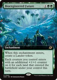 Magic: The Gathering Single - Edge of Eternities - Bioengineered Future (Extended Art) - FOIL Rare/0340 - Lightly Played