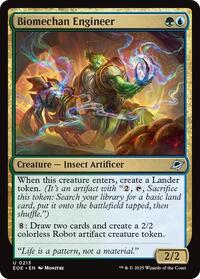 Magic: The Gathering Single - Edge of Eternities - Biomechan Engineer - FOIL Uncommon/0213 - Lightly Played