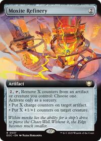 Magic: The Gathering Single - Commander: Edge of Eternities - Moxite Refinery (Extended Art) - Rare/0037 - Lightly Played