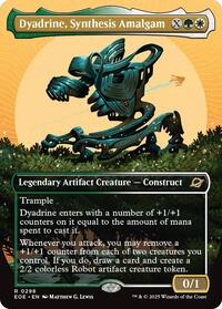 Magic: The Gathering Single - Edge of Eternities - Dyadrine, Synthesis Amalgam (Borderless) - FOIL Rare/0298 - Lightly Played