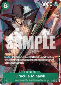 One Piece Card Game Single - Legacy of The Master - Dracule Mihawk (Alternate Art) - Super Rare/OP12-030 - Lightly Played