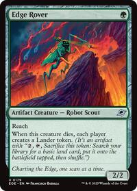 Magic: The Gathering Single - Edge of Eternities -Edge Rover - FOIL Uncommon/0179 - Lightly Played