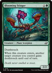 Magic: The Gathering Single - Edge of Eternities - Blooming Stinger - FOIL Common/0174 - Lightly Played