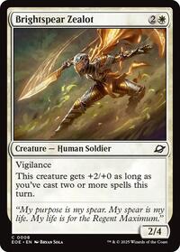 Magic: The Gathering Single - Edge of Eternities - Brightspear Zealot - FOIL Common/0008 - Lightly Played