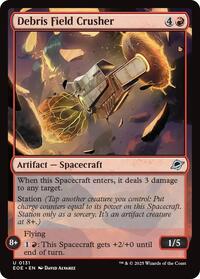 Magic: The Gathering Single - Edge of Eternities - Debris Field Crusher - FOIL Uncommon/0131 - Lightly Played