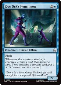 Magic: The Gathering Single - Marvel's Spider-Man - Doc Ock's Henchmen - FOIL Common/0030 - Lightly Played