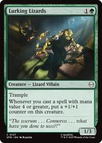 Magic: The Gathering Single - Marvel's Spider-Man - Lurking Lizards - FOIL Common/0107 - Lightly Played
