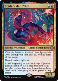 Magic: The Gathering Single - Marvel's Spider-Man - Spider-Man 2099 - FOIL Rare/0150 - Lightly Played