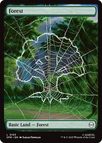 Magic: The Gathering Single - Marvel's Spider-Man - Forest (0193) - FOIL Land/0193 - Lightly Played