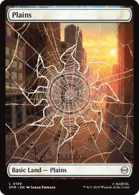 Magic: The Gathering Single - Marvel's Spider-Man - Plains (0189) - FOIL Land/0189 - Lightly Played