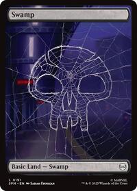 Magic: The Gathering Single - Marvel's Spider-Man - Swamp (0191) - FOIL Land/0191 - Lightly Played