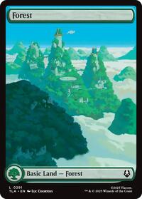 Magic: The Gathering Single - Avatar: The Last Airbender - Forest (0291) - FOIL Land/0291 - Lightly Played