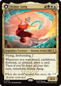 Magic: The Gathering Single - Avatar: The Last Airbender - Avatar Aang - FOIL Mythic/0207 - Lightly Played