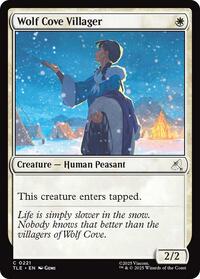 Magic: The Gathering Single - Avatar: The Last Airbender: Eternal-Legal - Wolf Cove Villager (0221) - FOIL Common/0221 - Lightly Played