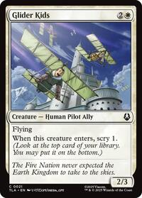Magic: The Gathering Single - Avatar: The Last Airbender - Glider Kids - FOIL Common/0021 - Lightly Played