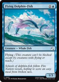 Magic: The Gathering Single - Avatar: The Last Airbender: Eternal-Legal - Flying Dolphin-Fish - FOIL Common/0223 - Lightly Played