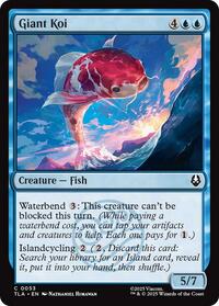 Magic: The Gathering Single - Avatar: The Last Airbender - Giant Koi - FOIL Common/0053 - Lightly Played
