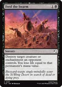 Magic: The Gathering Single - Avatar: The Last Airbender: Eternal-Legal - Feed the Swarm - FOIL Common/0257 - Lightly Played