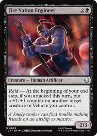 Magic: The Gathering Single - Avatar: The Last Airbender - Fire Nation Engineer - FOIL Uncommon/0099 - Lightly Played