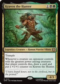 Magic: The Gathering Single - Marvel's Spider-Man - Kraven the Hunter - FOIL Rare/0133 - Lightly Played