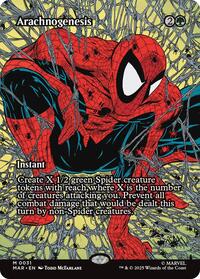Magic: The Gathering Single - Marvel Eternal-Legal - Arachnogenesis (Borderless) - Mythic/0031 - Lightly Played
