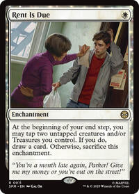 Magic: The Gathering Single - Marvel's Spider-Man - Rent Is Due - FOIL Rare/0011 - Lightly Played