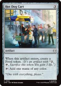 Magic: The Gathering Single - Marvel's Spider-Man - Hot Dog Cart - FOIL Common/0164 - Lightly Played