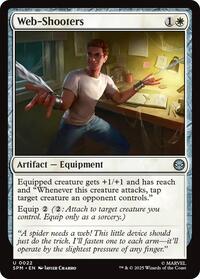 Magic: The Gathering Single - Marvel's Spider-Man - Web-Shooters - FOIL Uncommon/0022 - Lightly Played