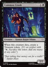 Magic: The Gathering Single - Marvel's Spider-Man - Common Crook - FOIL Common/0053 - Lightly Played
