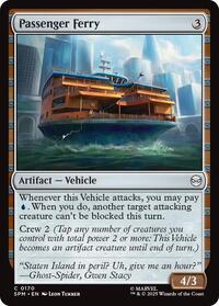 Magic: The Gathering Single - Marvel's Spider-Man - Passenger Ferry - FOIL Common/0170 - Lightly Played