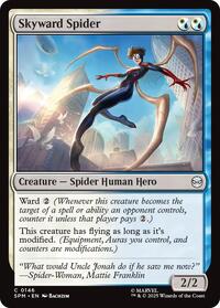 Magic: The Gathering Single - Marvel's Spider-Man - Skyward Spider - FOIL Commone/0146 - Lightly Played