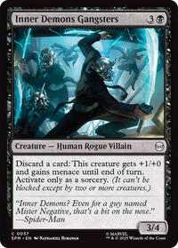 Magic: The Gathering Single - Marvel's Spider-Man - Inner Demons Gangsters - FOIL Common/0057 - Lightly Played