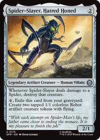 Magic: The Gathering Single - Marvel's Spider-Man - Spider-Slayer, Hatred Honed - FOIL Uncommone/0175 - Lightly Played