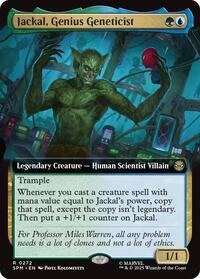 Magic: The Gathering Single - Marvel's Spider-Man - Jackal, Genius Geneticist (Extended Art) - Rare/0272 - Lightly Played